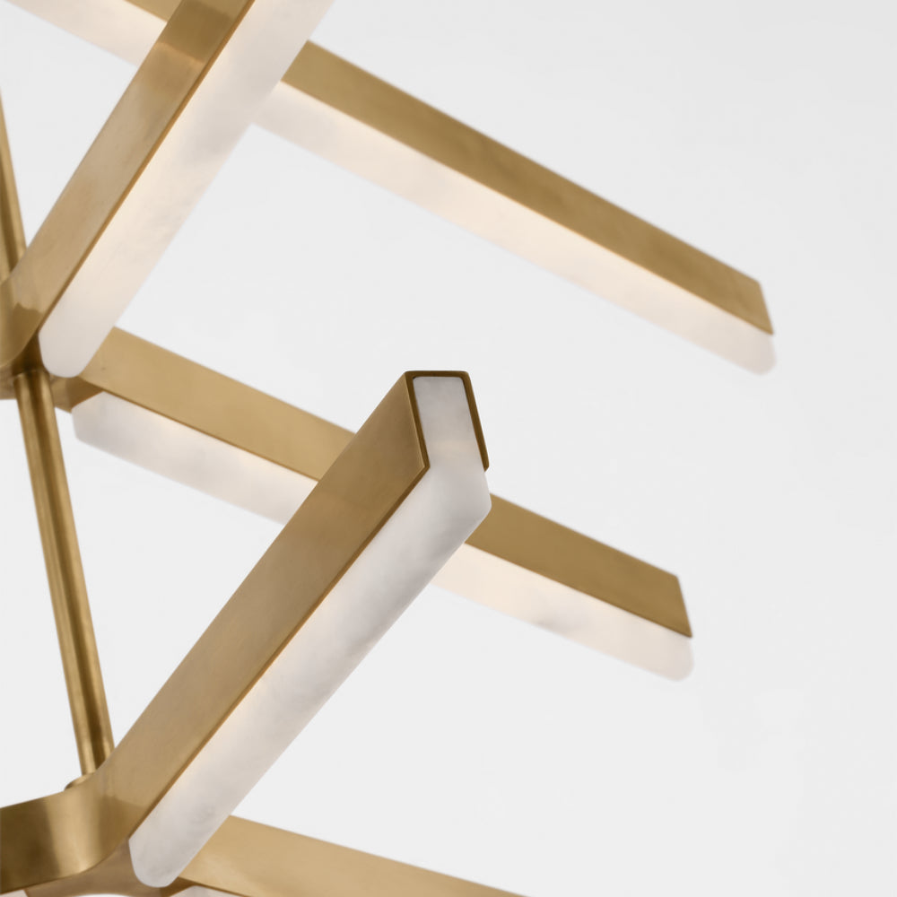 Visual Comfort Linea 56 Three Tier Chandelier