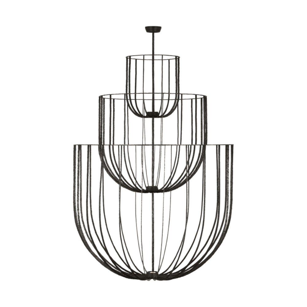 Visual Comfort Sanchi Grande Three Tier Chandelier