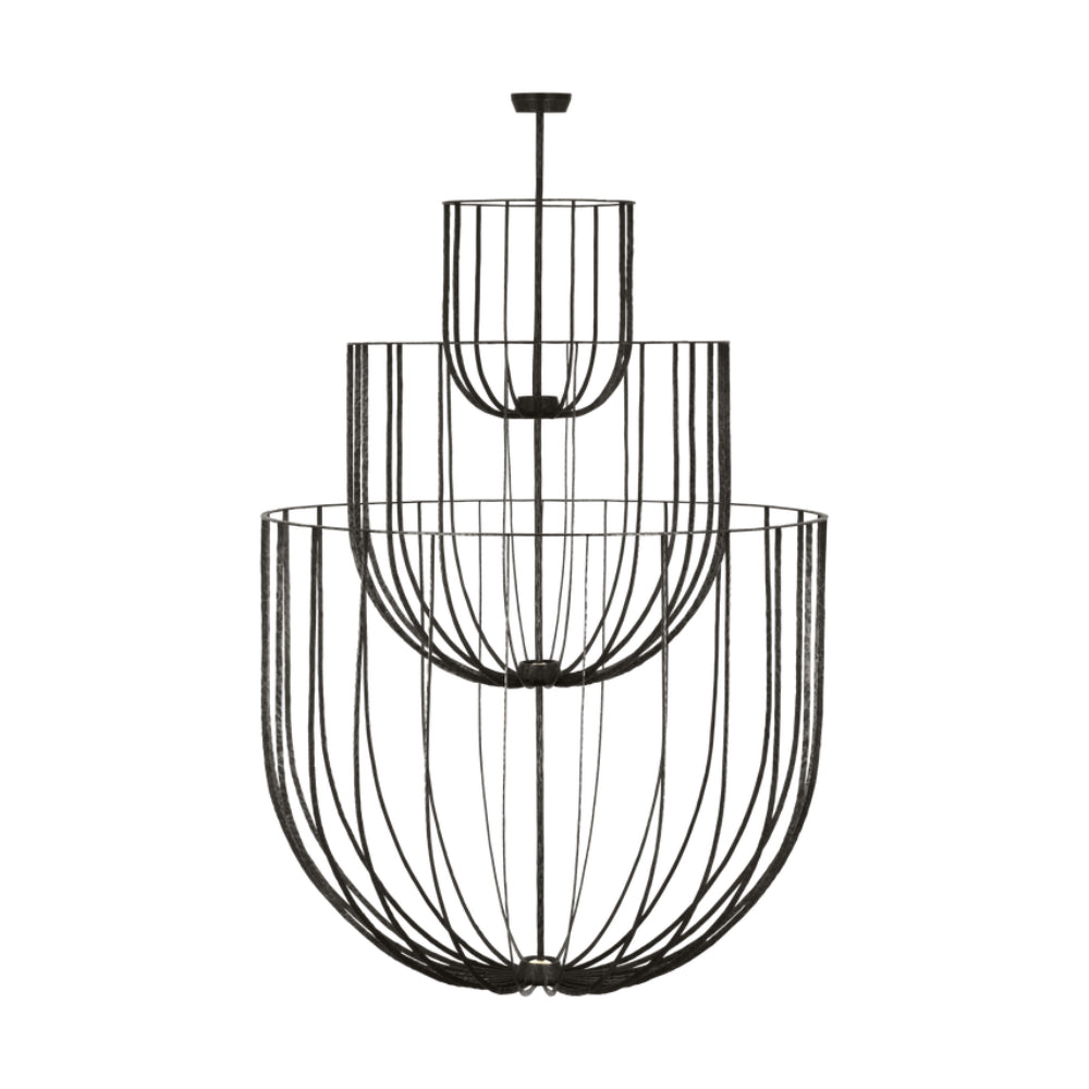 Visual Comfort Sanchi Grande Three Tier Chandelier