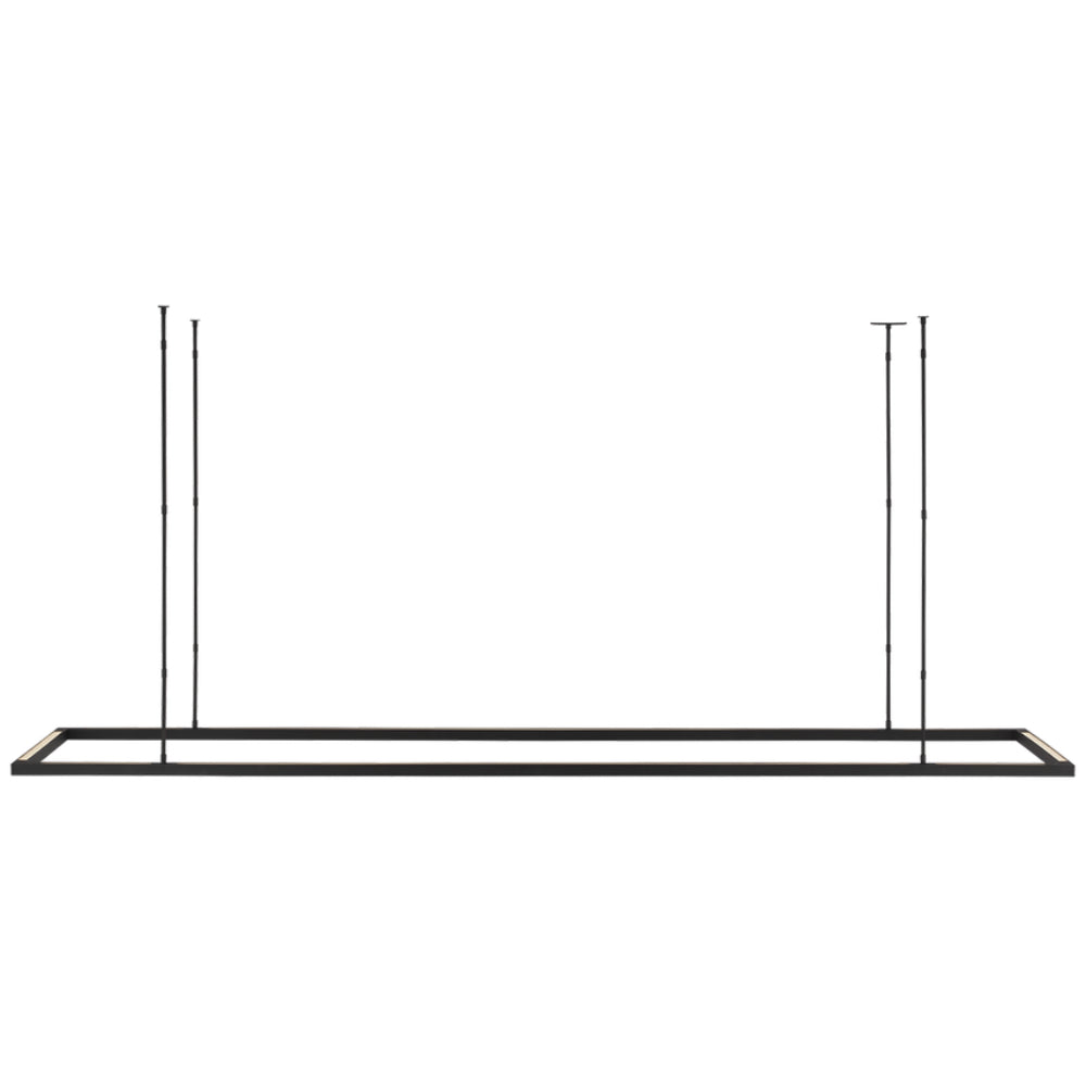 Visual Comfort Stagger Halo 84 Uplight Linear Suspension