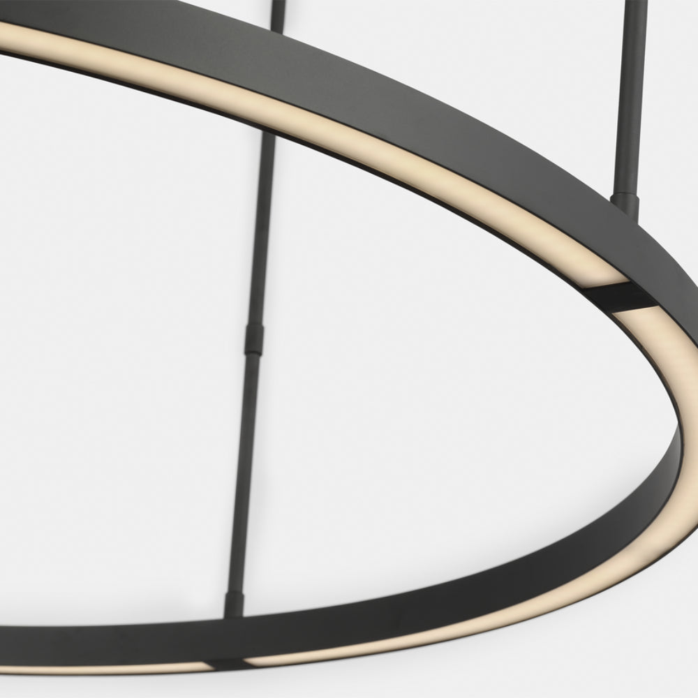 Visual Comfort Stagger Ring Large Chandelier