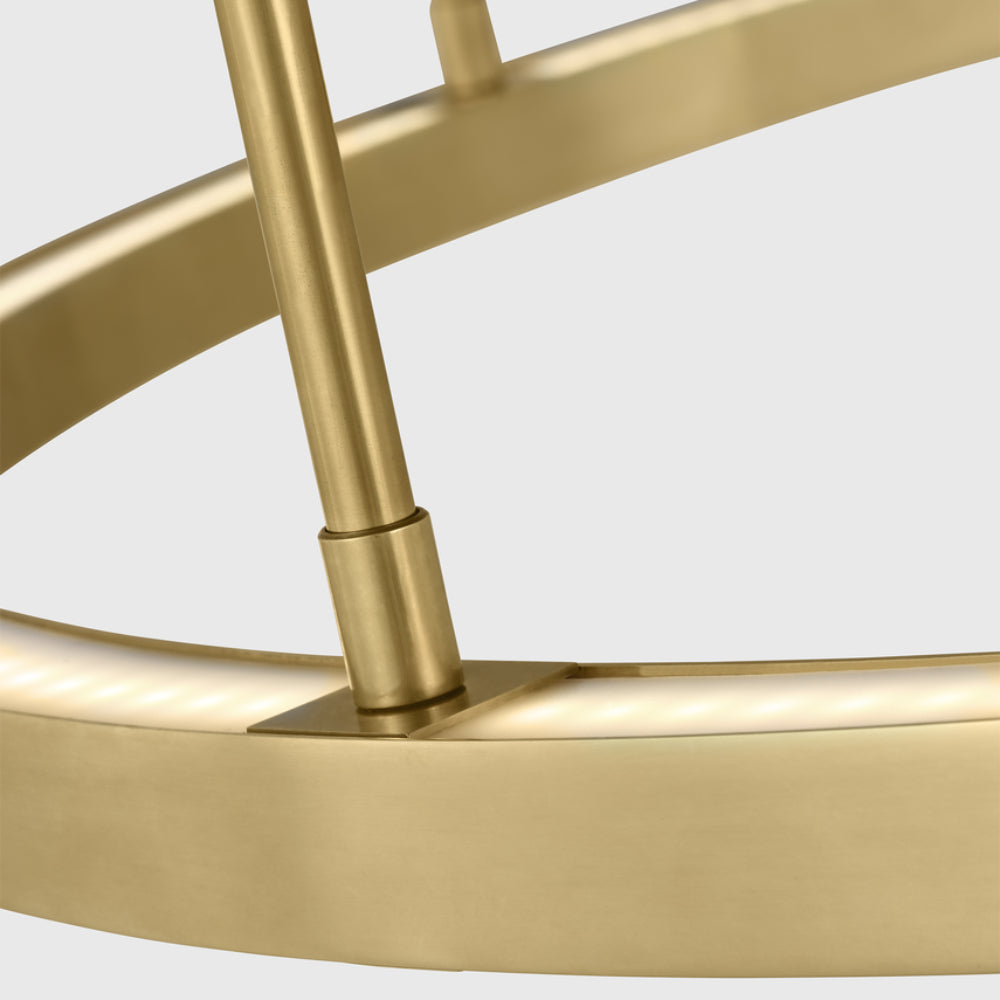 Visual Comfort Stagger Ring Medium Chandelier