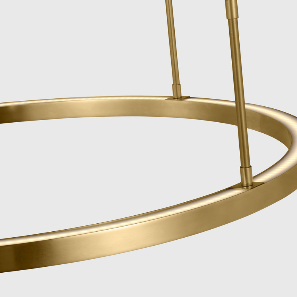 Visual Comfort Stagger Ring Medium Chandelier