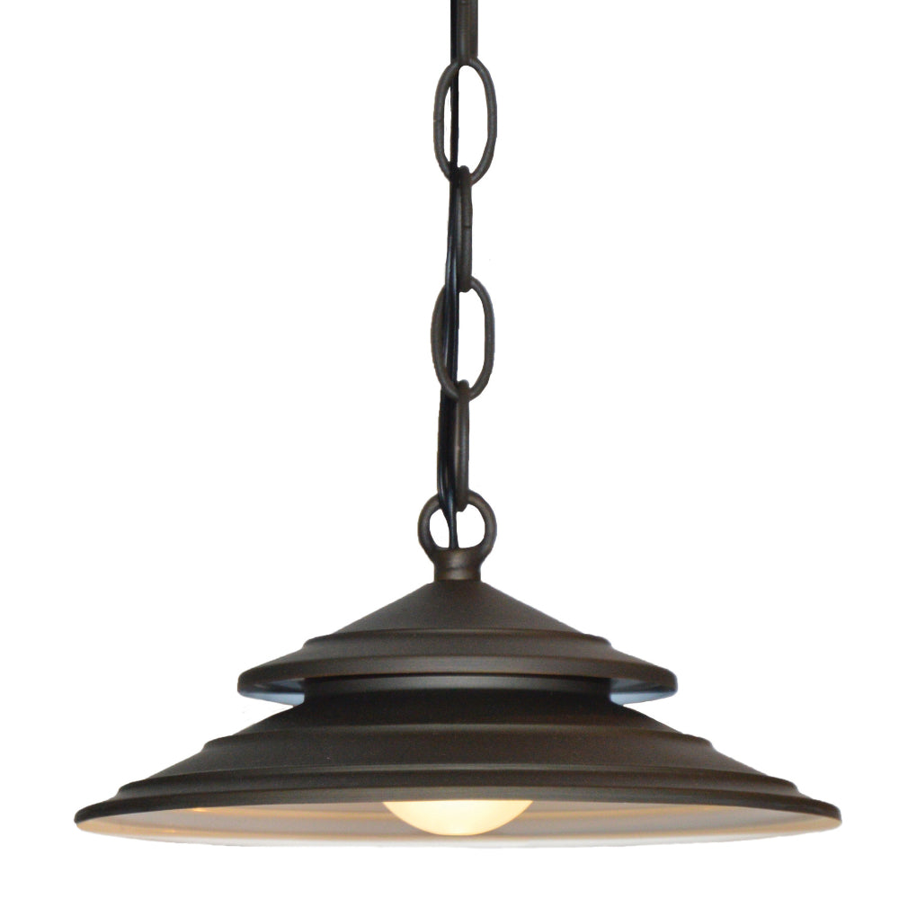 Lightcraft Outdoor Perfecto Hanging Pendant Light - Bronze-SC