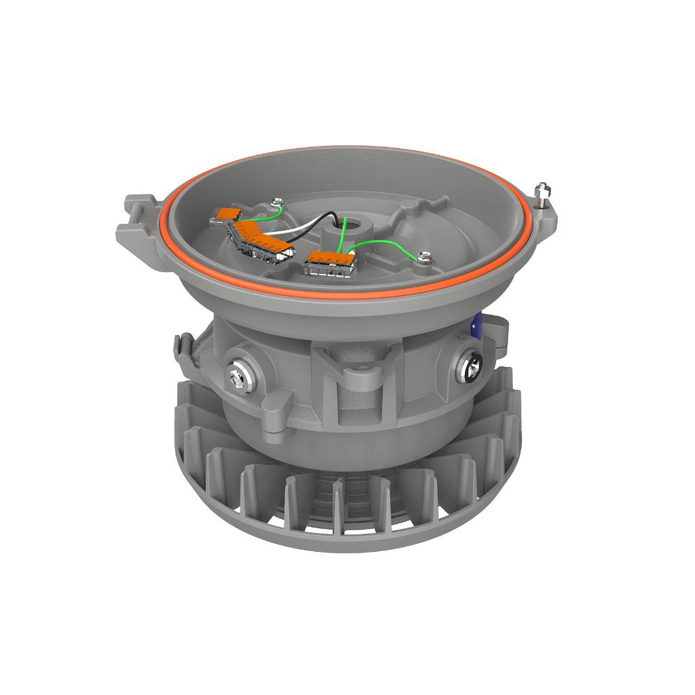 Red Sky Lighting Retrofit with Round Harsh Series Ceiling Light Additional Image 1