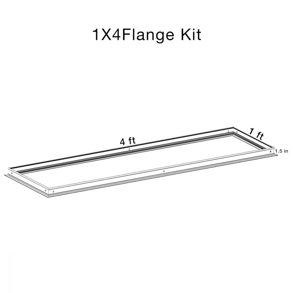 SLG Lighting Flange Kit for Troffers and Panels