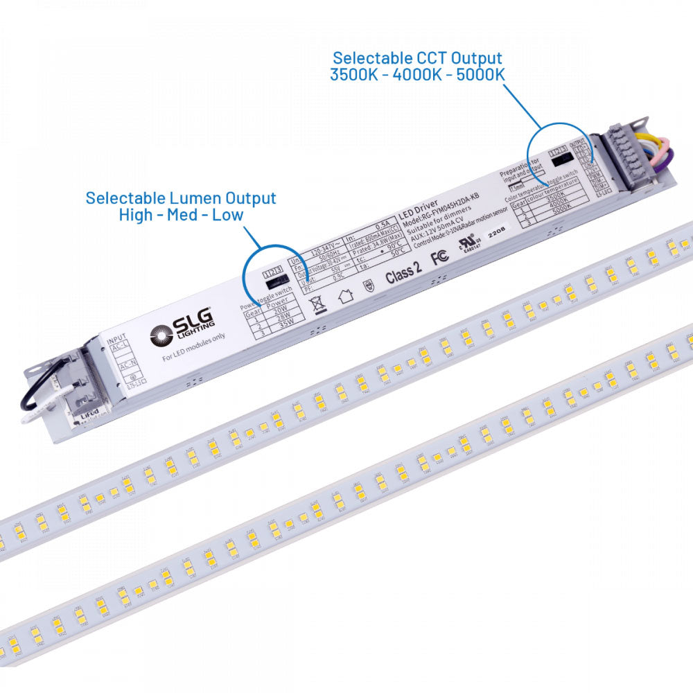 SLG Lighting LED Light Bar Kit Troffer 1