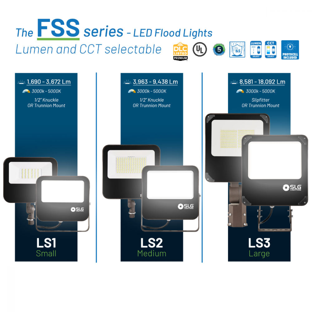 SLG Lighting Selectable Slim LED Flood Light