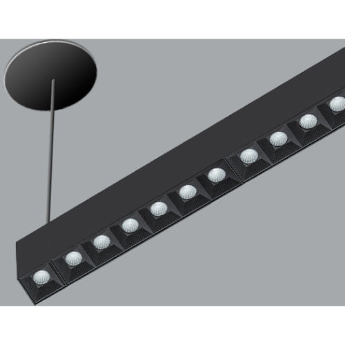 Specialty Lighting Industries Slice 2" Continuous Linear Surface/Pendant Multicell Downlight Additional Image 1