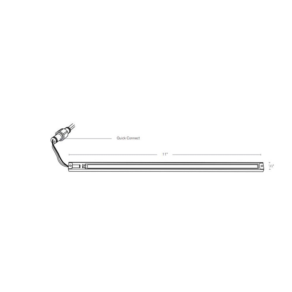 SPJ Lighting FB-LS11-300 3W 12V LED Strip 11 Inch