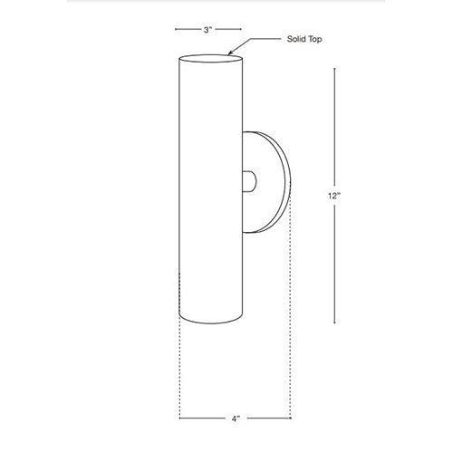 SPJ Lighting SPJ-DL312 Up or Down Wall Mount