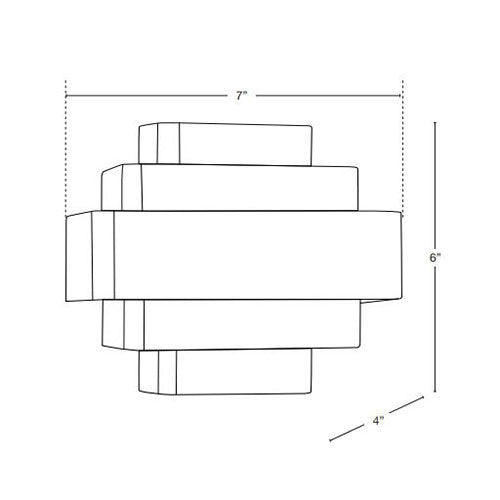 SPJ Lighting SPJ-MWB7 LED Wall Mount