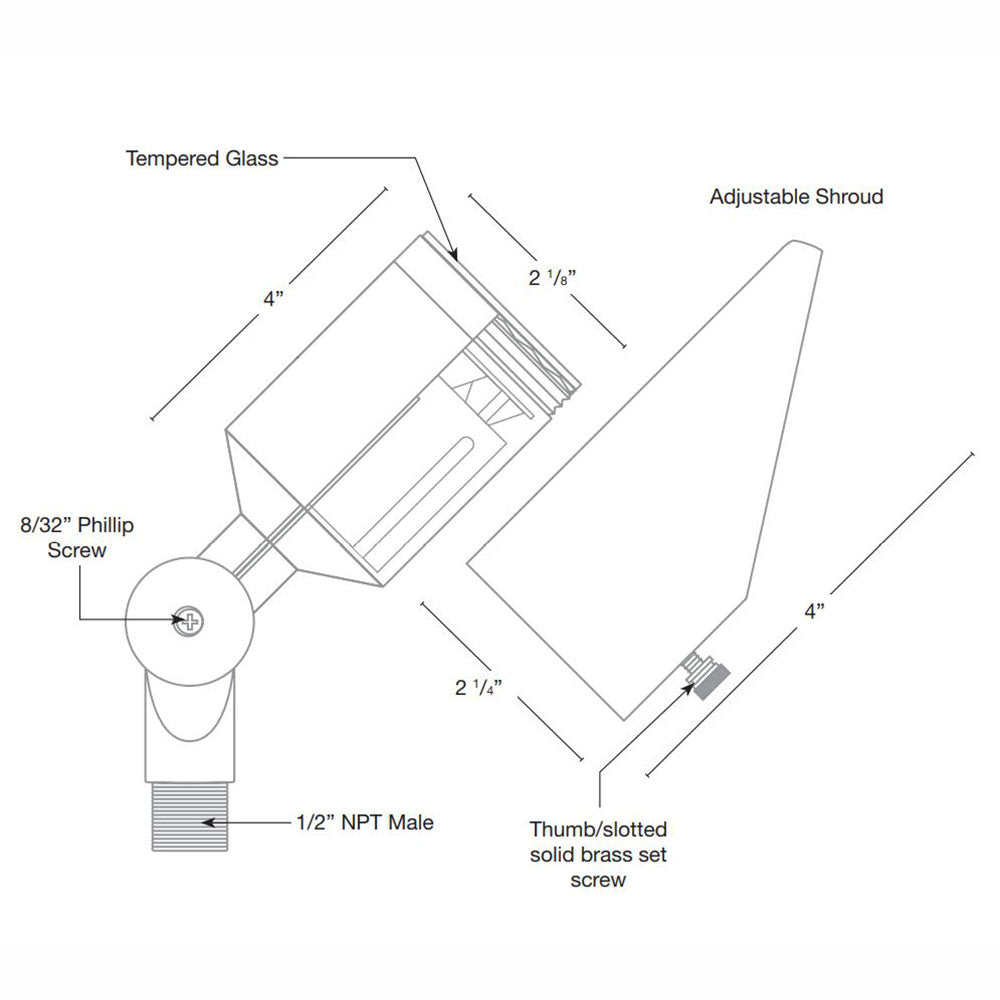 SPJ Lighting Versa-Lux LED Directional Light 12-15V