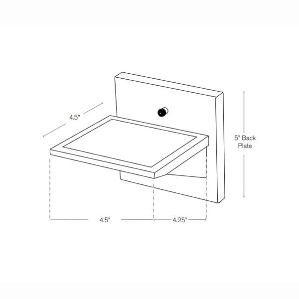 SPJ Lighting SPJ-WW5 LED Uplight Wall Mount