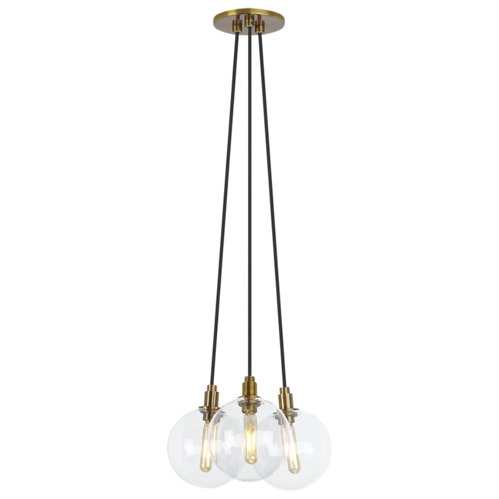 Tech Lighting 700 Gambit 3-Light Chandelier By Visual Comfort Satin Nickel