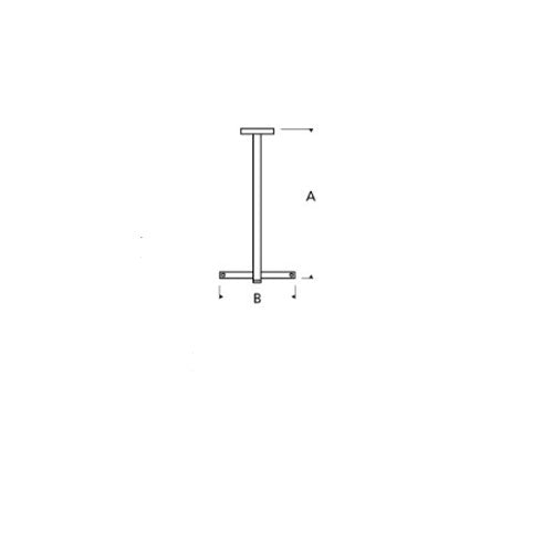 Tech Lighting 700KTSO Kable Lite Rigid T Standoff