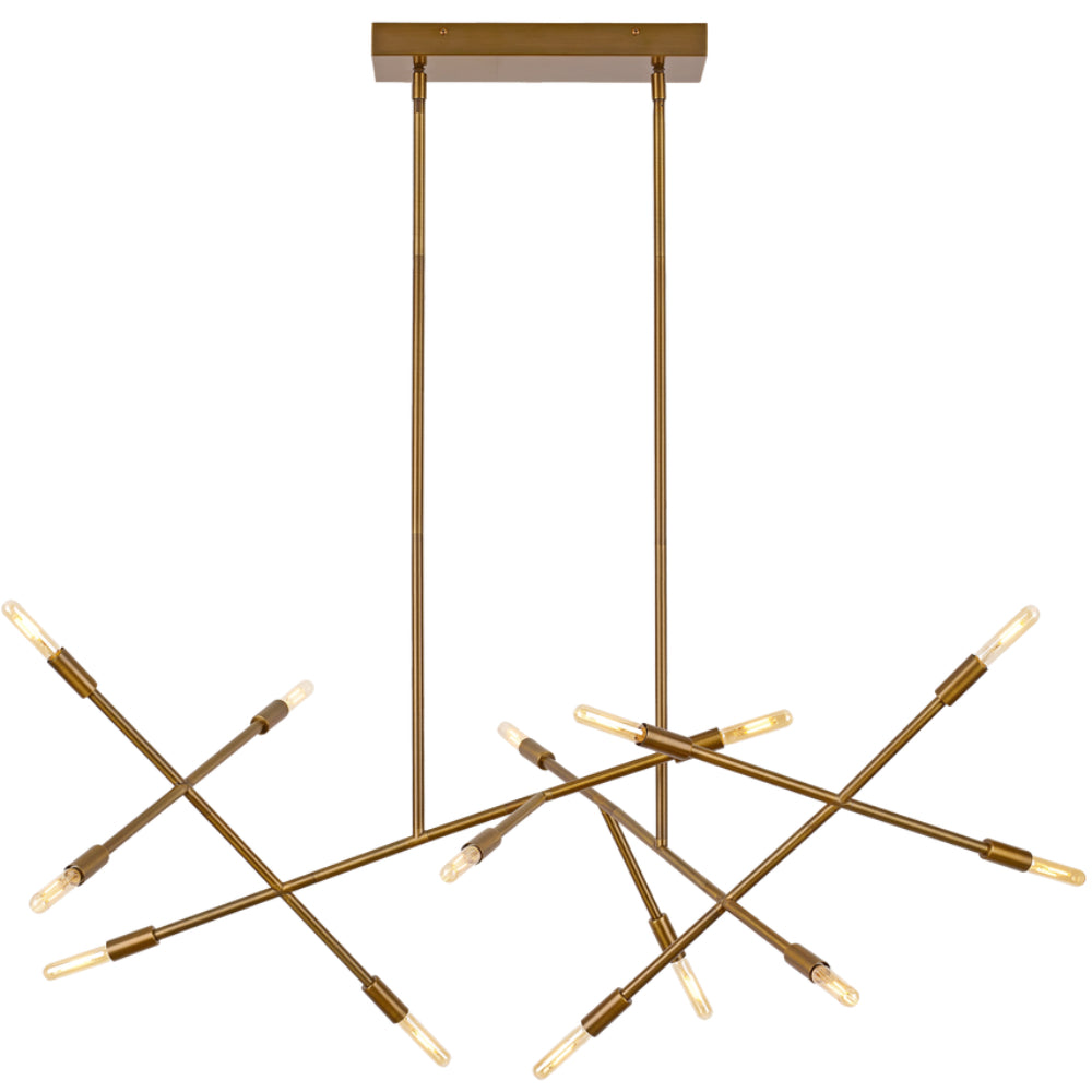 Tech Lighting 700 Line Wave 2 Chandelier By Visual Comfort