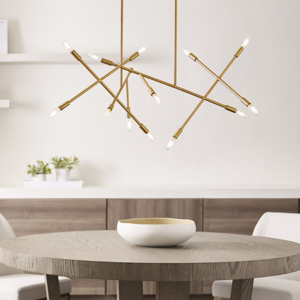 Tech Lighting 700 Line Wave 2 Chandelier By Visual Comfort