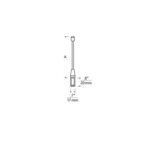 Tech Lighting 700MOS Monorail Rigid Standoff
