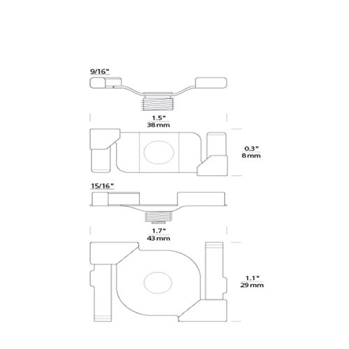Tech Lighting 700MOTBAR Monorail T-Bar Connector