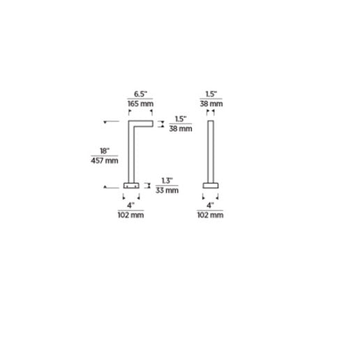 Tech Lighting 700OASTR Strut Outdoor Path
