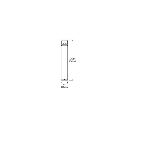 Tech Lighting 700OB Arkay One 36 Outdoor Bollard