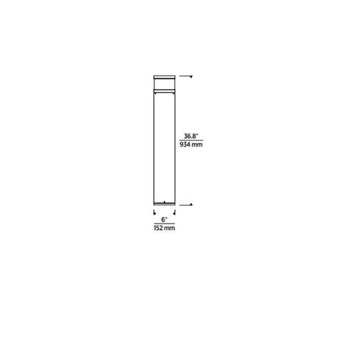 Tech Lighting 700OB Arkay Three 36 Outdoor Bollard
