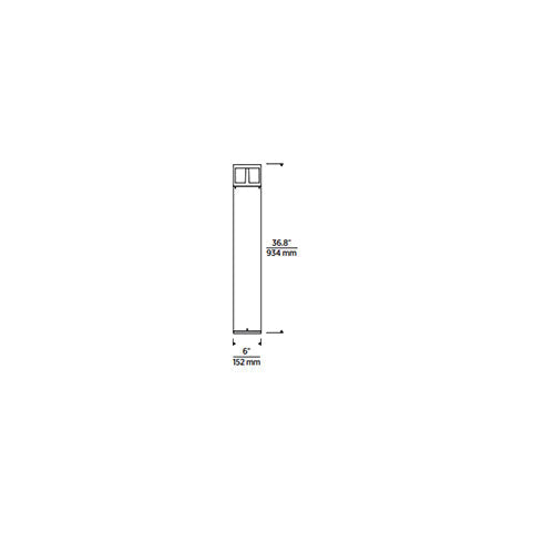 Tech Lighting 700OB Arkay Two 36 Outdoor Bollard