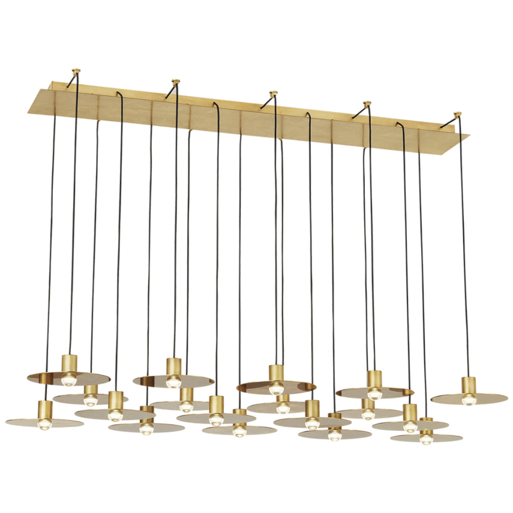Tech Lighting Eaves 18 Light Chandelier By Visual Comfort