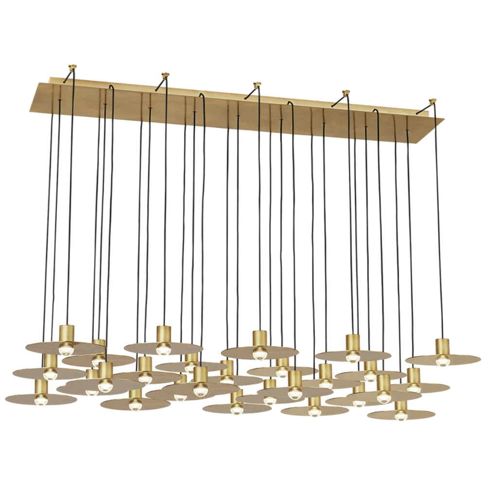 Tech Lighting Eaves 27 Light Chandelier By Visual Comfort