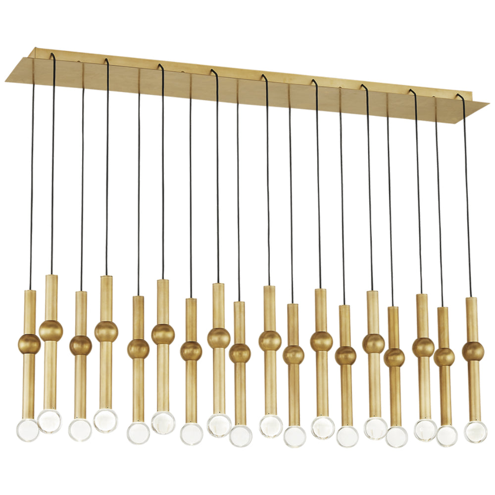 Tech Lighting Guyed 18 Light Chandelier By Visual Comfort