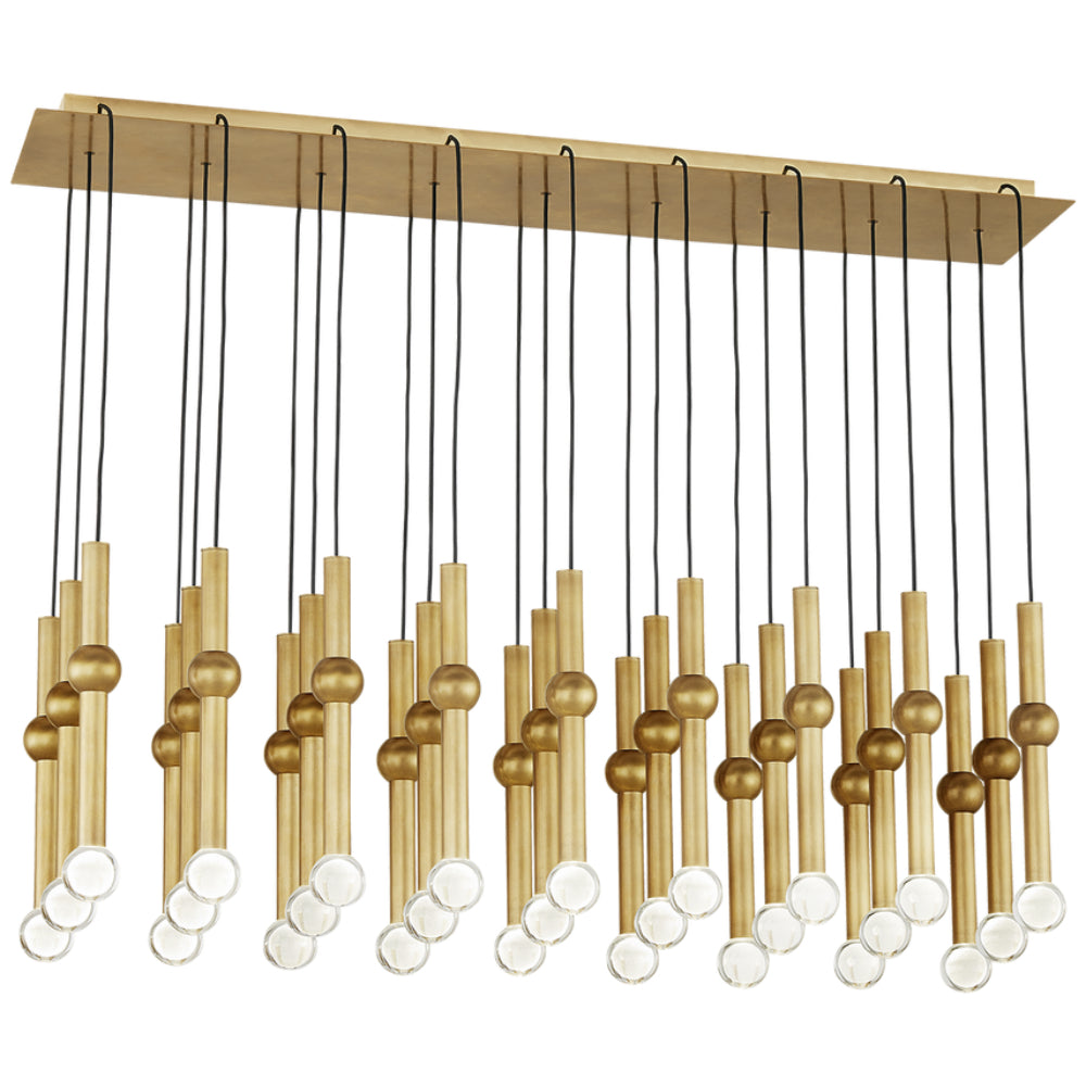 Tech Lighting Guyed 27 Light Chandelier By Visual Comfort