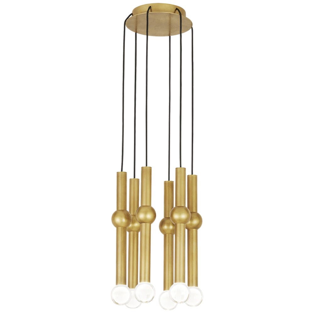 Tech Lighting Guyed 6 Light Chandelier By Visual Comfort