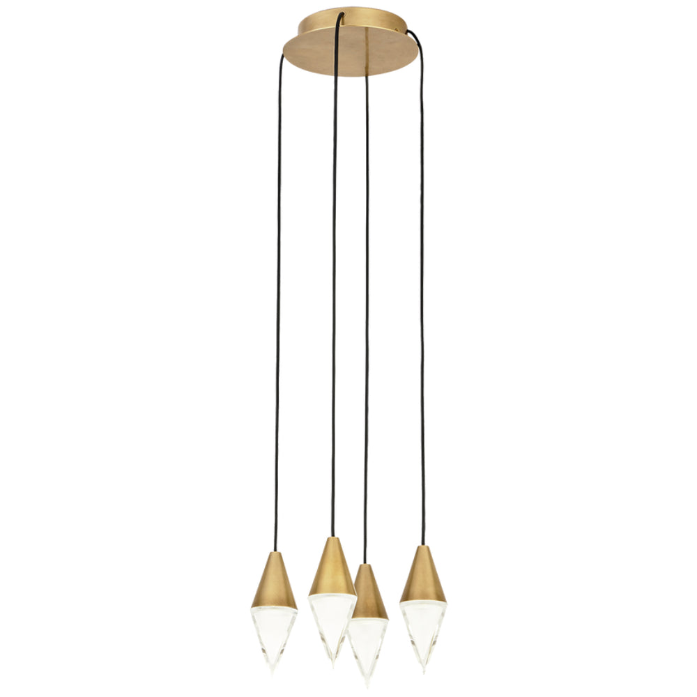 Tech Lighting Turret 4 Light Chandelier By Visual Comfort