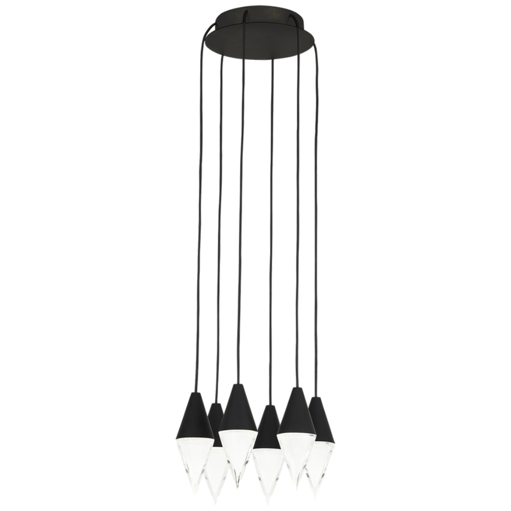 Tech Lighting Turret 6 Light Chandelier By Visual Comfort