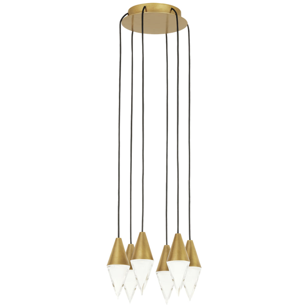 Tech Lighting Turret 6 Light Chandelier By Visual Comfort