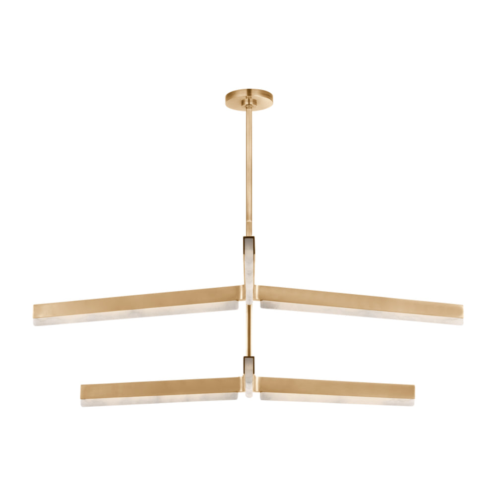 Visual Comfort Linea 56 Two Tier Chandelier