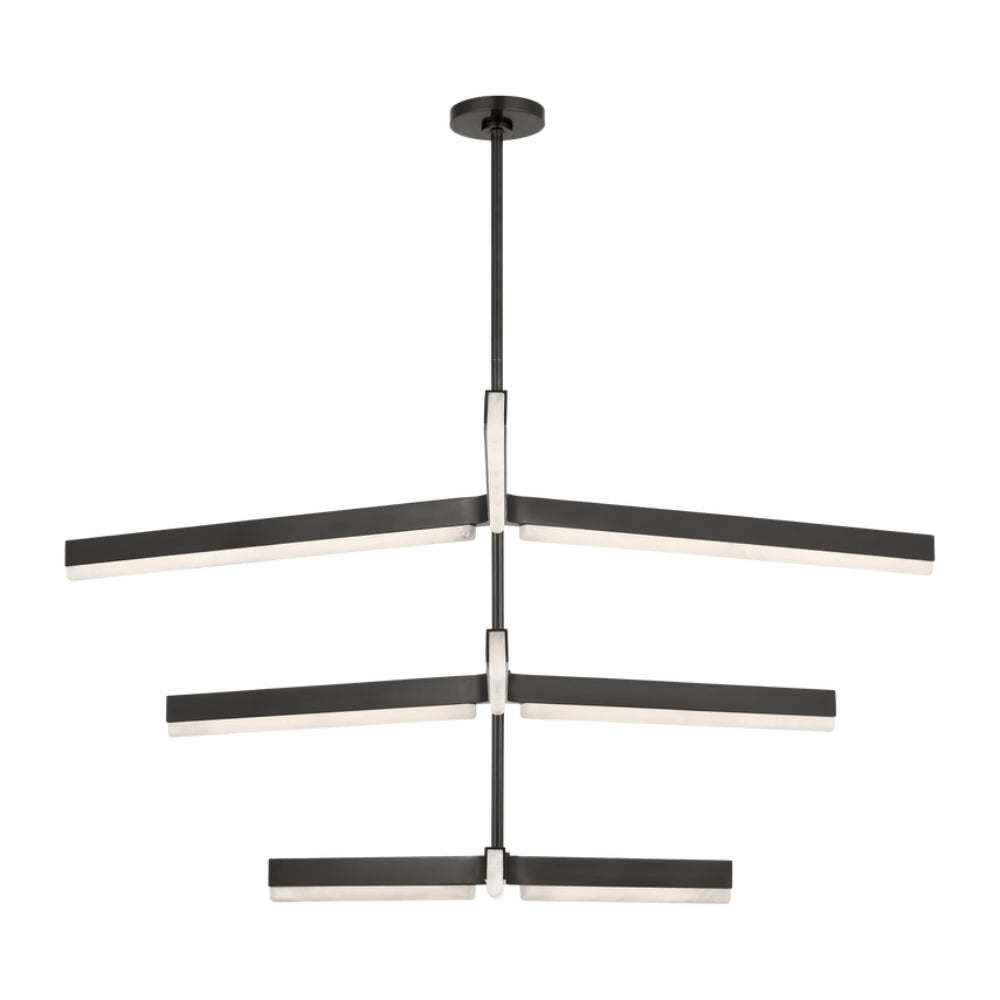 Visual Comfort Linea 56 Three Tier Chandelier