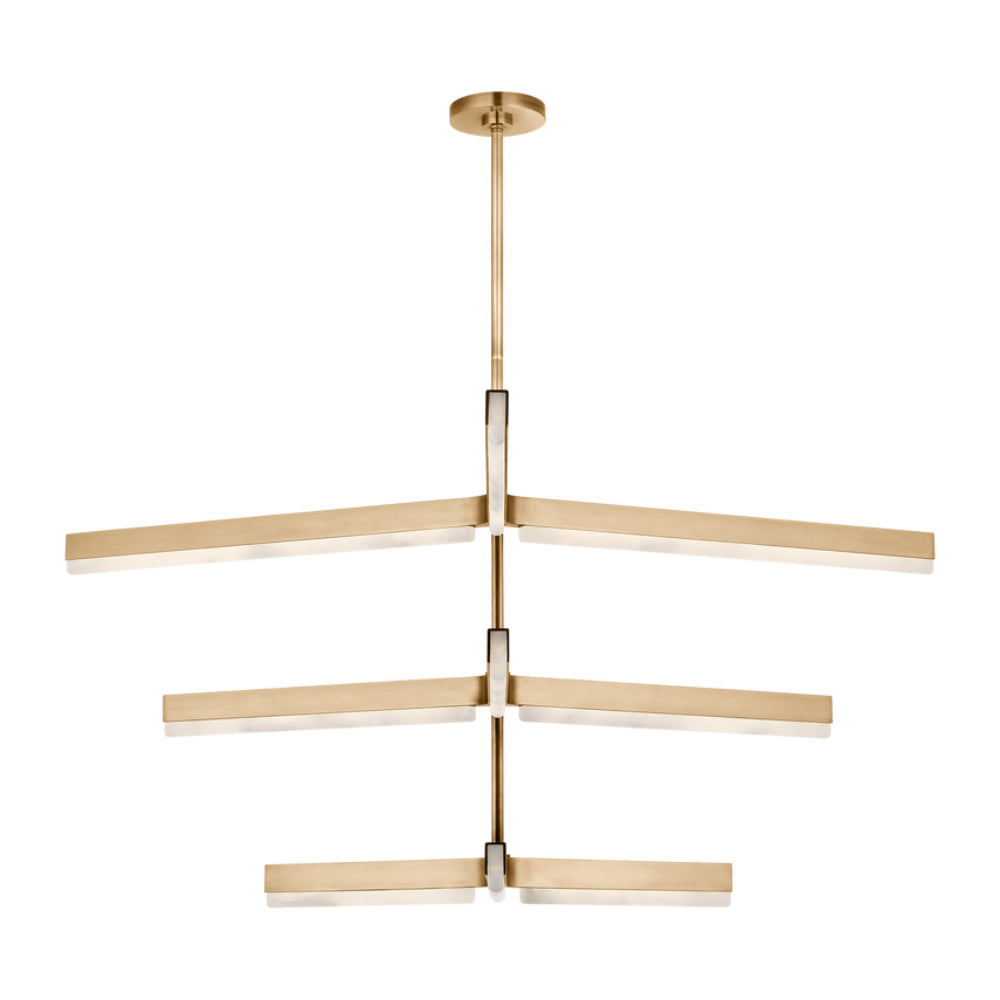 Visual Comfort Linea 56 Three Tier Chandelier