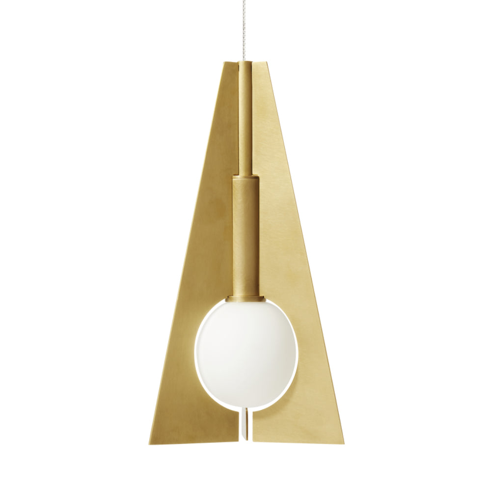 Tech Lighting Mini Orbel Pyramid Pendant MonoRail By Visual Comfort