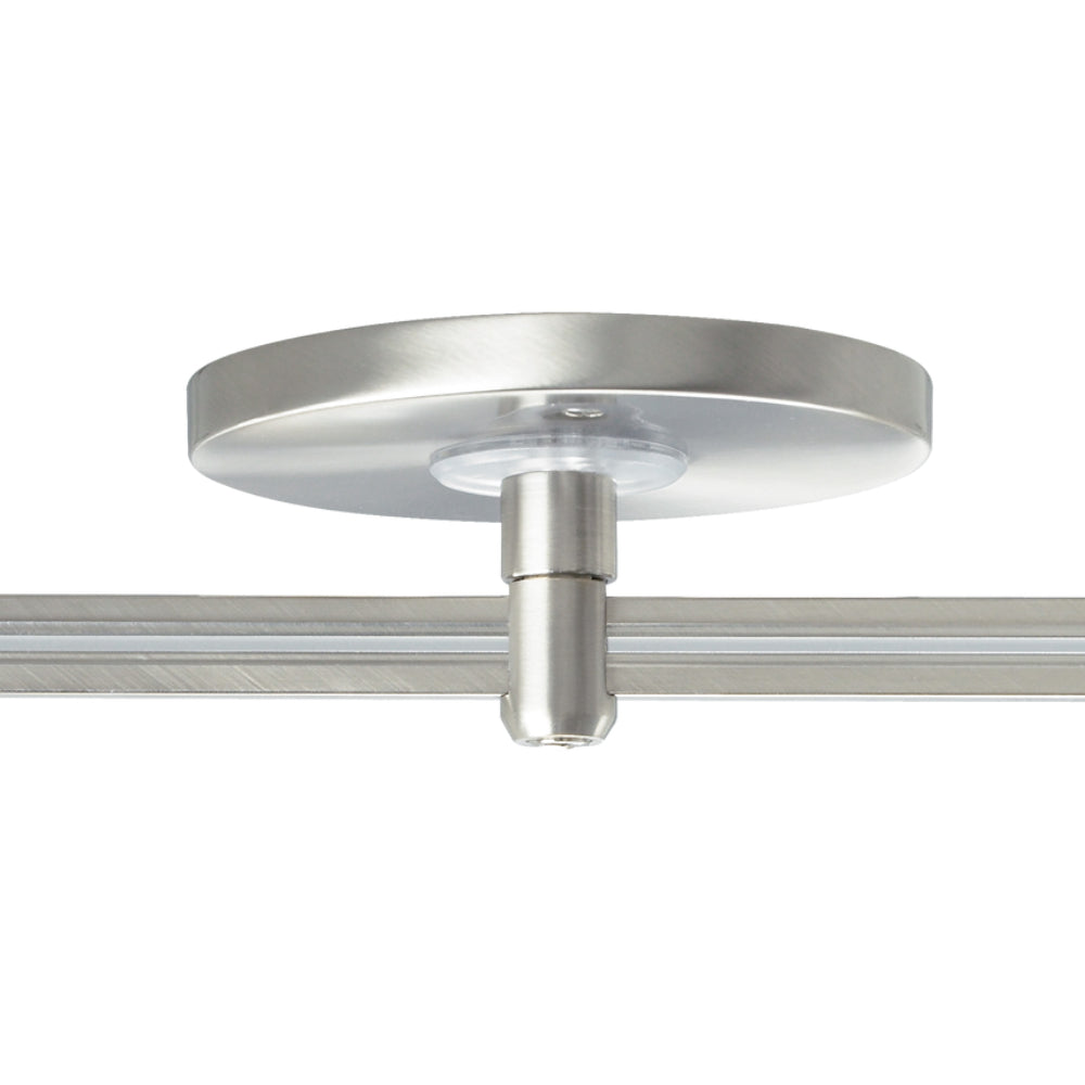 Tech Lighting 700MOP4C01 Monorail 4" Round Power Feed Canopy Low-Profile Single-Feed