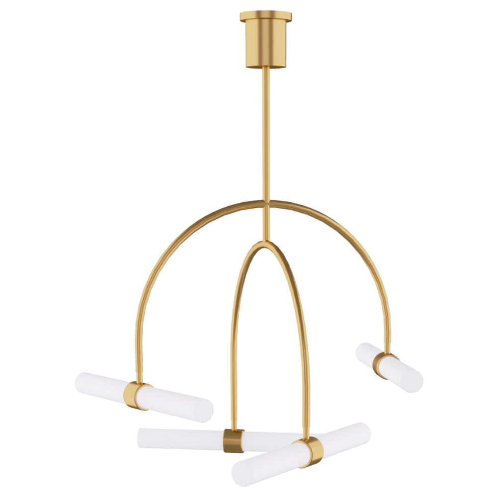 Tech Lighting 700 Calumn 4-Light Chandelier By Visual Comfort