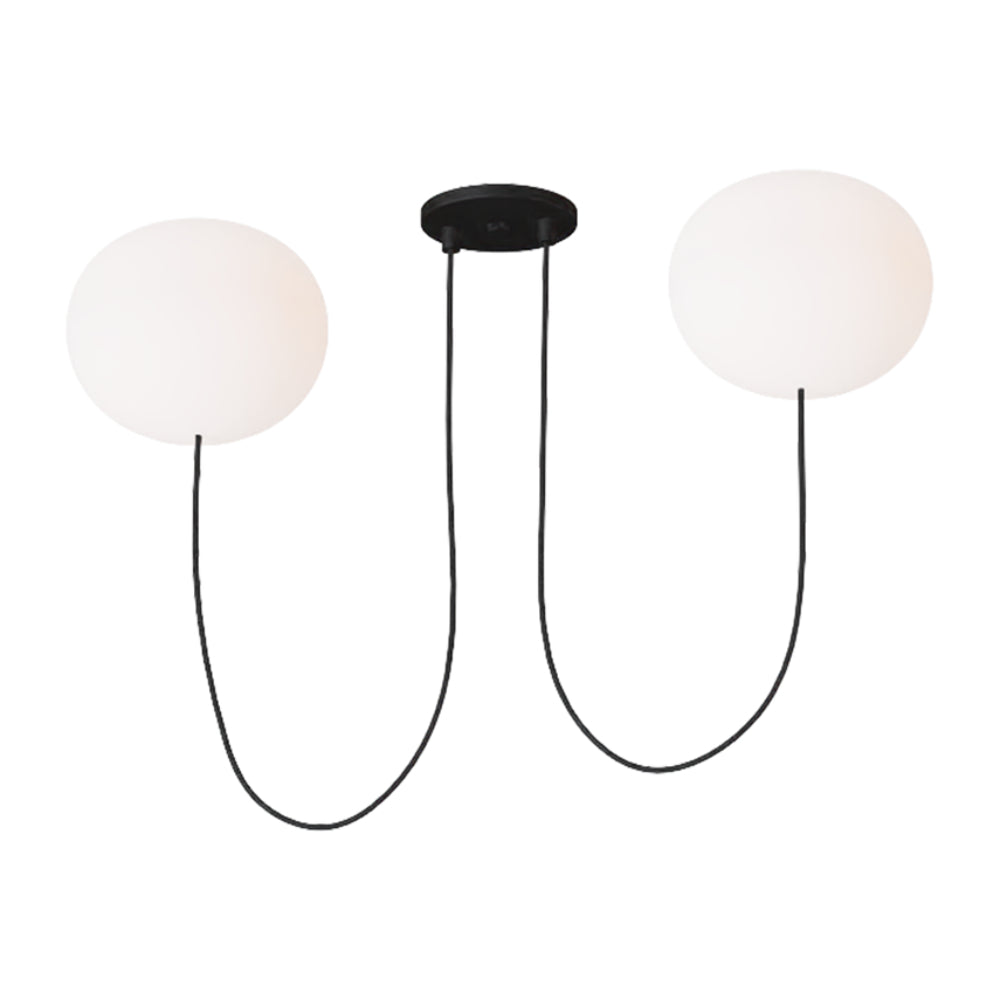 Visual Comfort Helium Medium 2 Light Chandelier