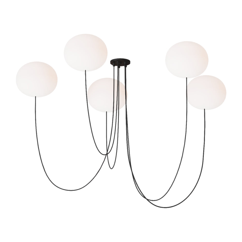 Visual Comfort Helium Large 5 Light Chandelier