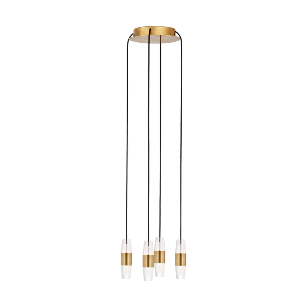Visual Comfort Lassell Short 4 Light Chandelier