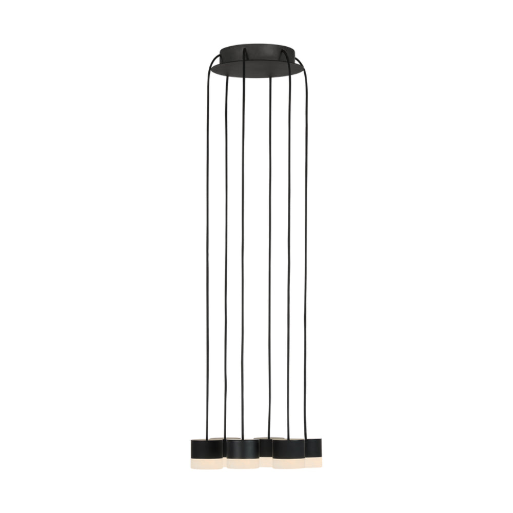 Visual Comfort Gable Alabaster 6 Light Chandelier