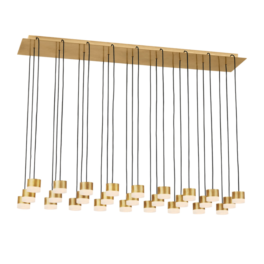 Visual Comfort Gable Alabaster 27 Light Chandelier