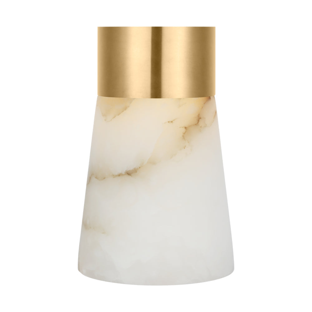 Visual Comfort Caspe Alabaster 8 Rechargeable Table Lamp