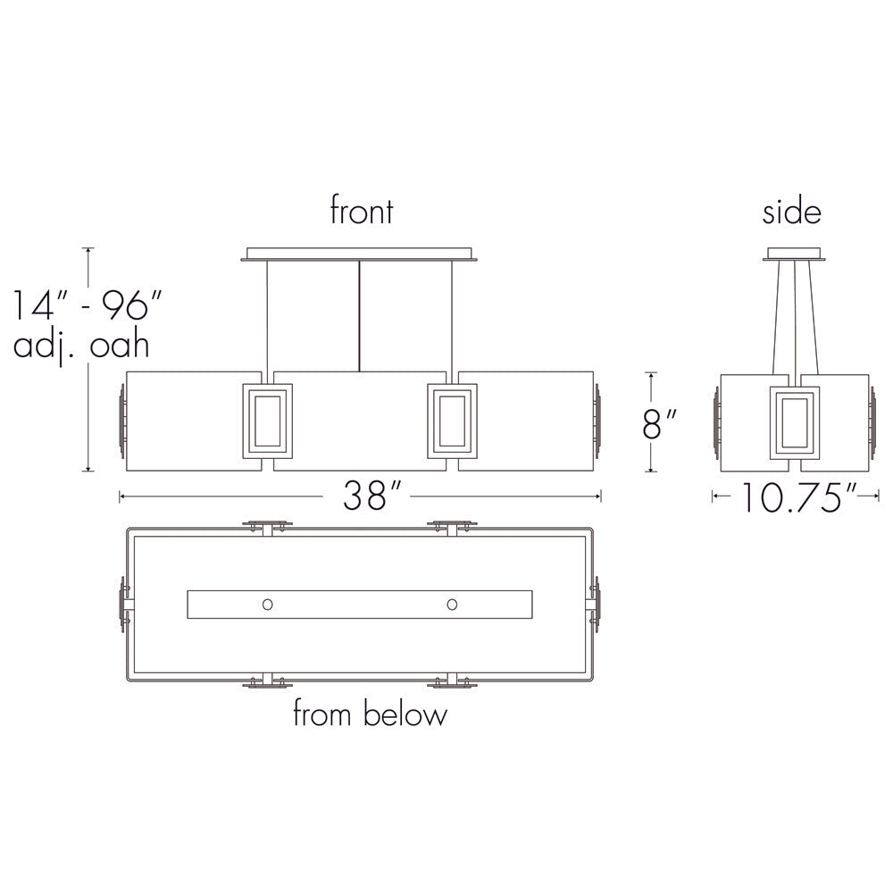 Ultralights Lighting Genesis 11210 Interior Sconce