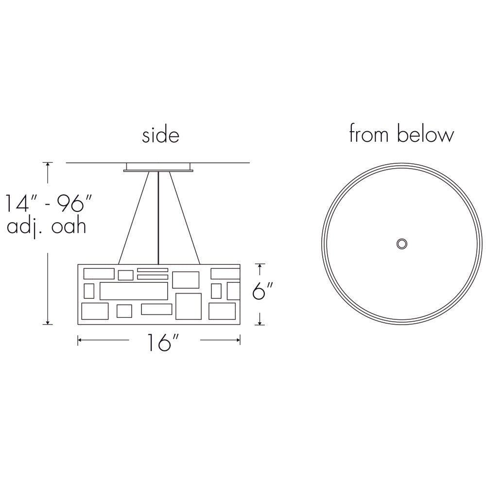 Ultralights Lighting Genesis 11211-16 Interior Sconce